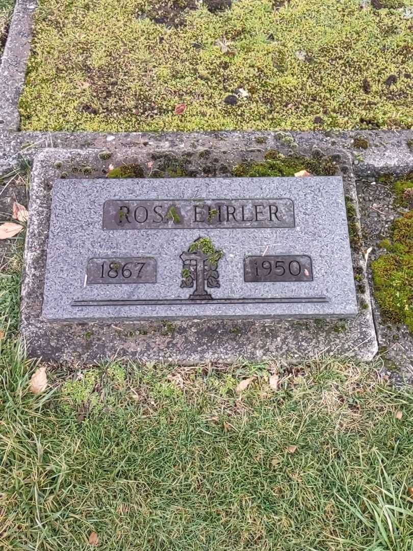 Rosa Ehrler's grave. Photo 2