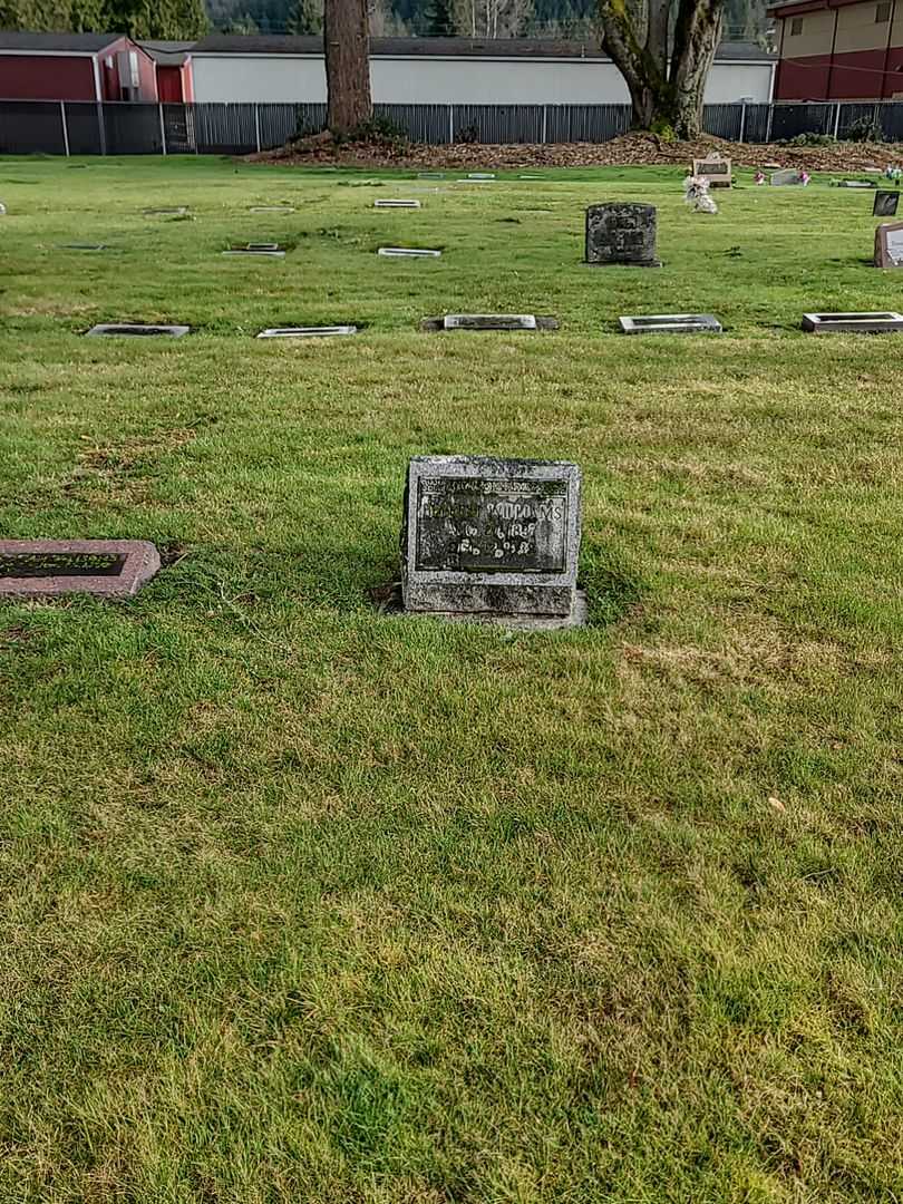 Gertrude Eliason's grave. Photo 1