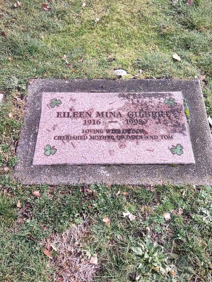 Eileen Mina Gilbert's grave. Photo 1