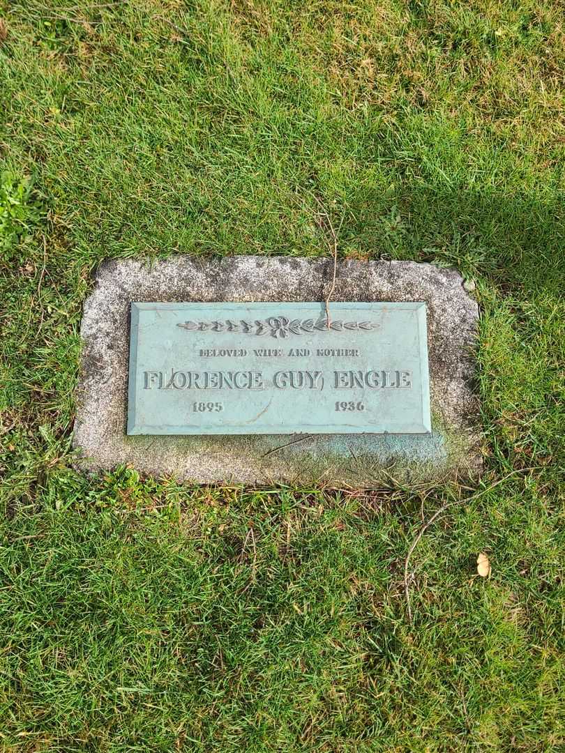 Florence Guy Engle's grave. Photo 1