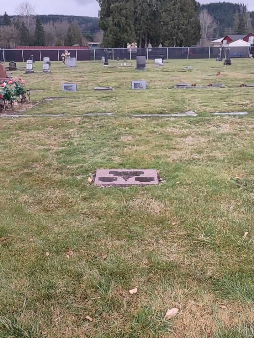 Anna B. Johnson's grave. Photo 1