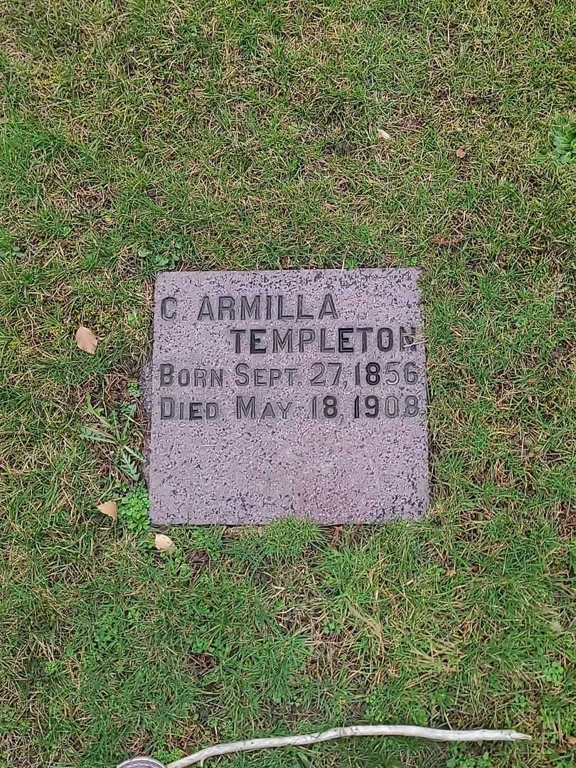 C. Armilla Templeton's grave. Photo 3