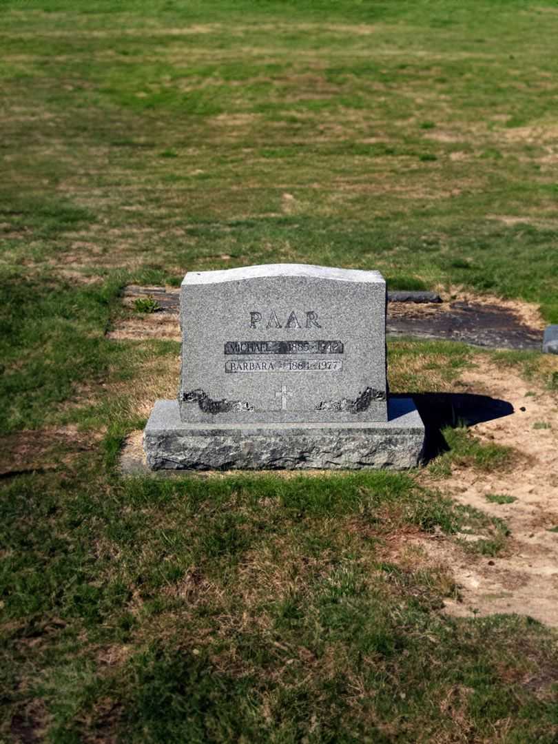Michael Paar's grave. Photo 2