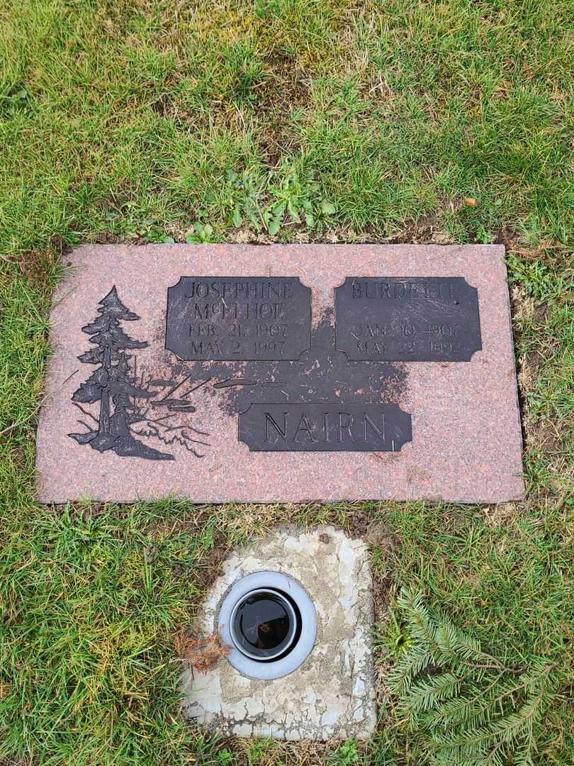 Burdette Nairn's grave. Photo 1