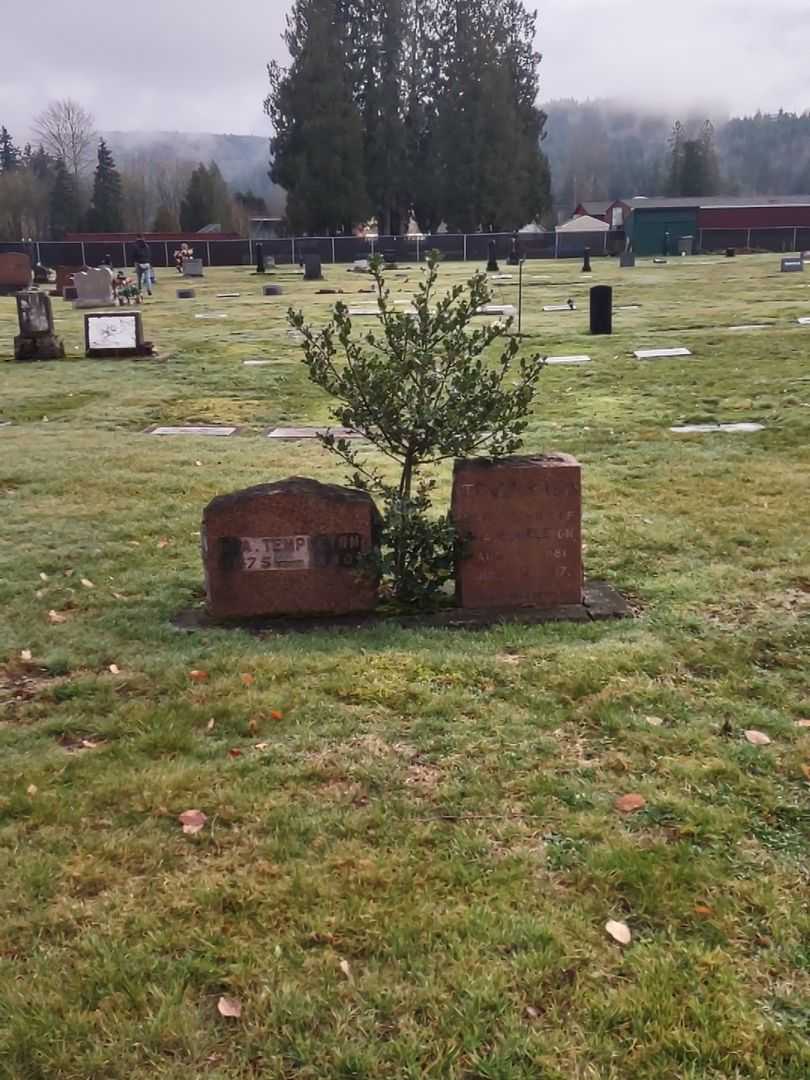 Henry A. Templeton's grave. Photo 1