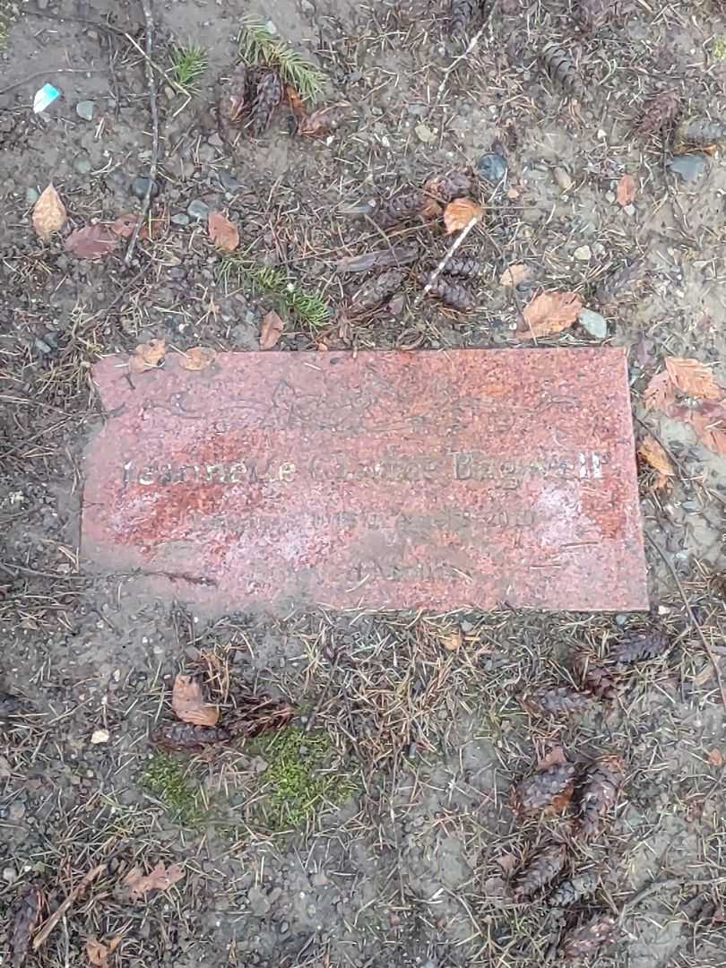 Jeanette C Bagwell's grave. Photo 1