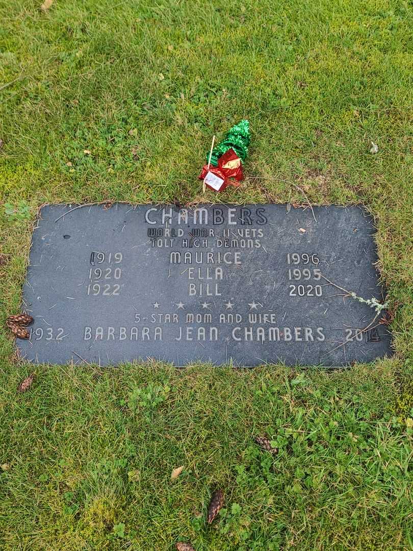 Ella Chambers's grave. Photo 1