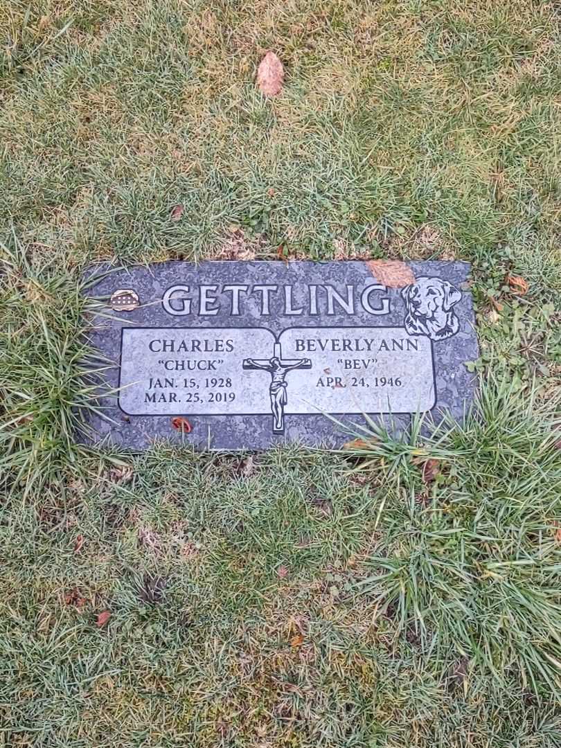 Charles Leighton "Chuck" Gettling's grave. Photo 1