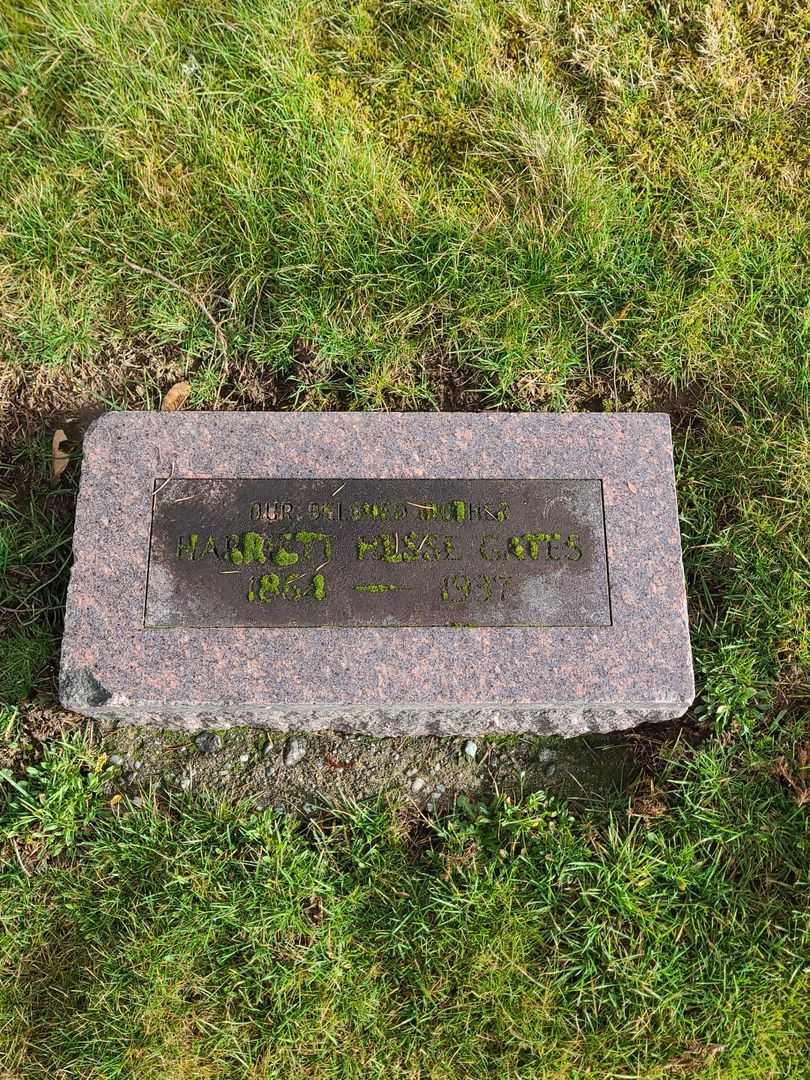 Harriett Hesse Gates's grave. Photo 1