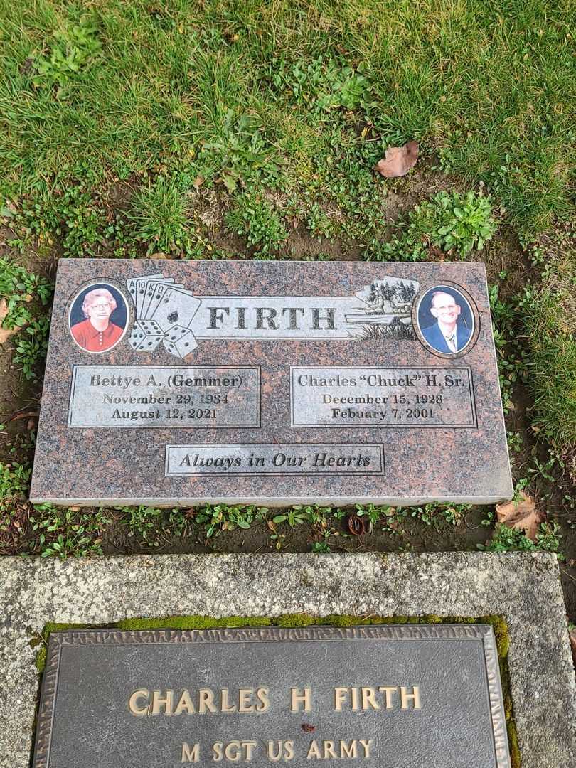 Bettye A. Gemmer Firth's grave. Photo 1