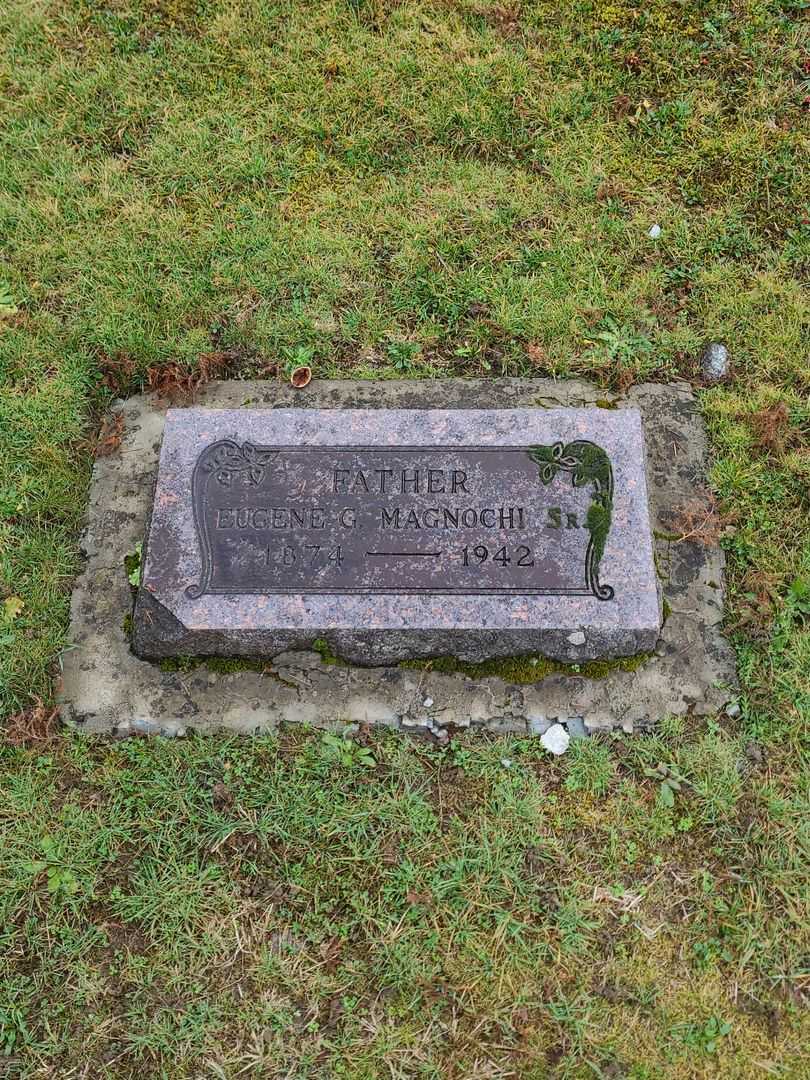 Senor Eugene G. Magnochi's grave. Photo 1