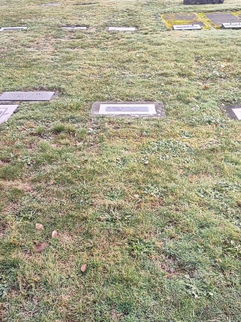 Marie Martha Egli's grave. Photo 2