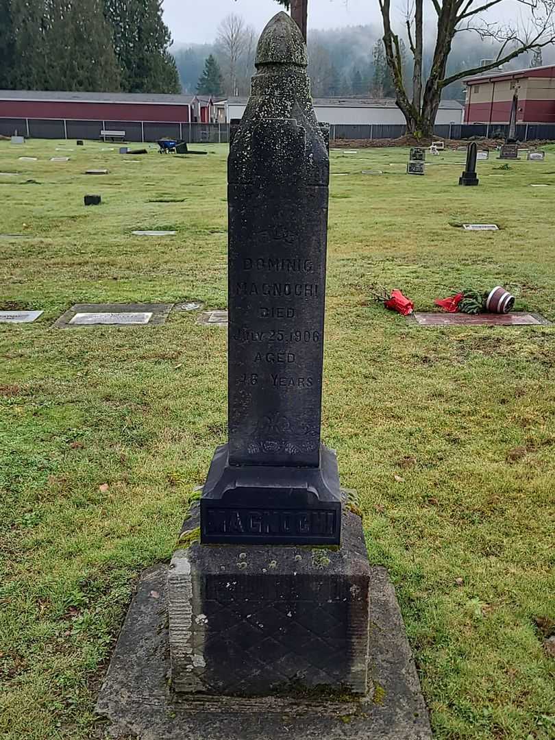 Dominic Magnochi's grave. Photo 1