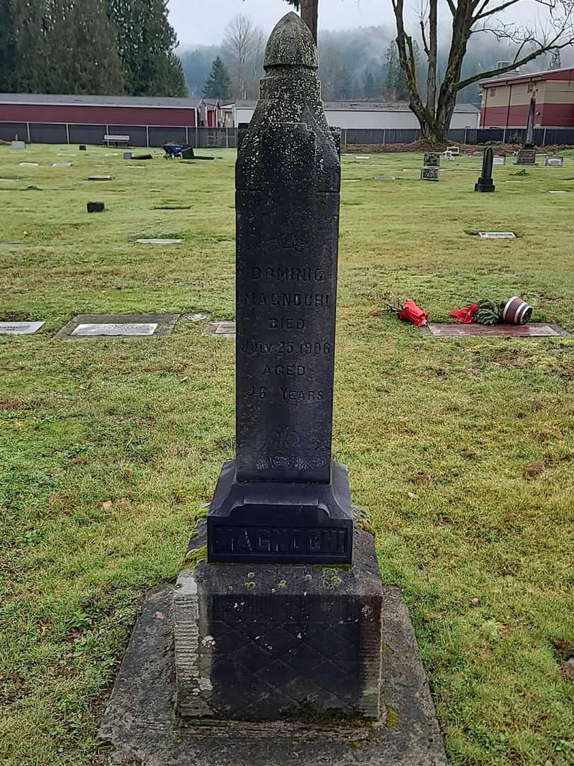 Dominic Magnochi's grave. Photo 2