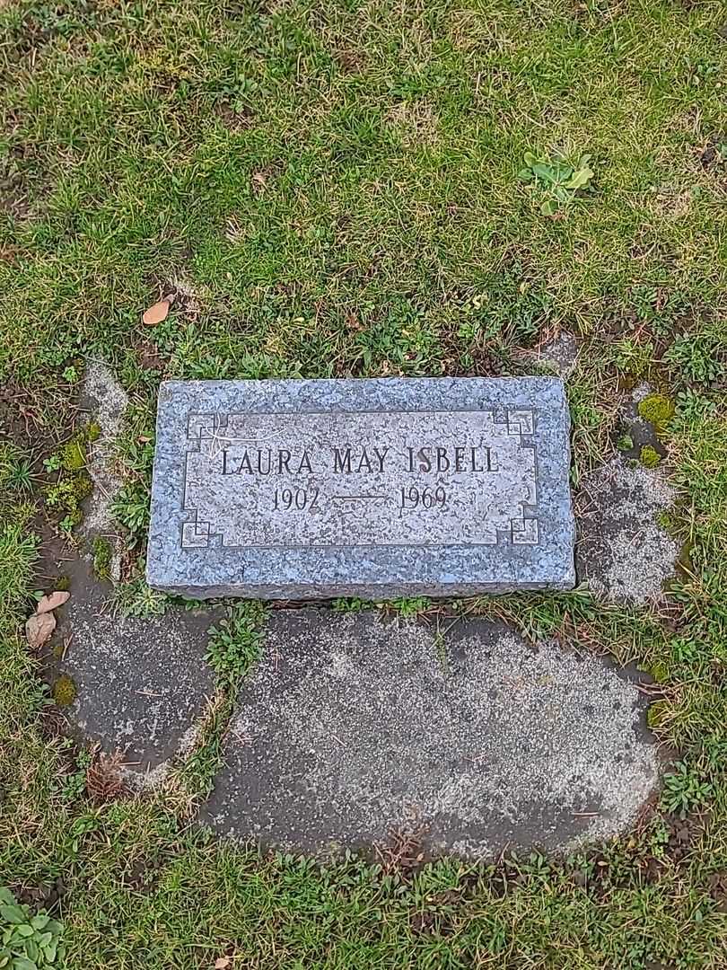 Laura May Isbell's grave. Photo 2