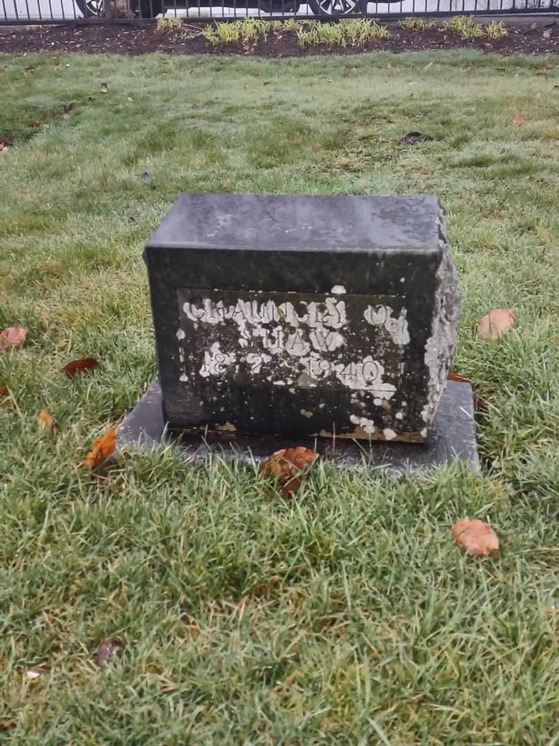 Chauncey O. Shaw's grave. Photo 1
