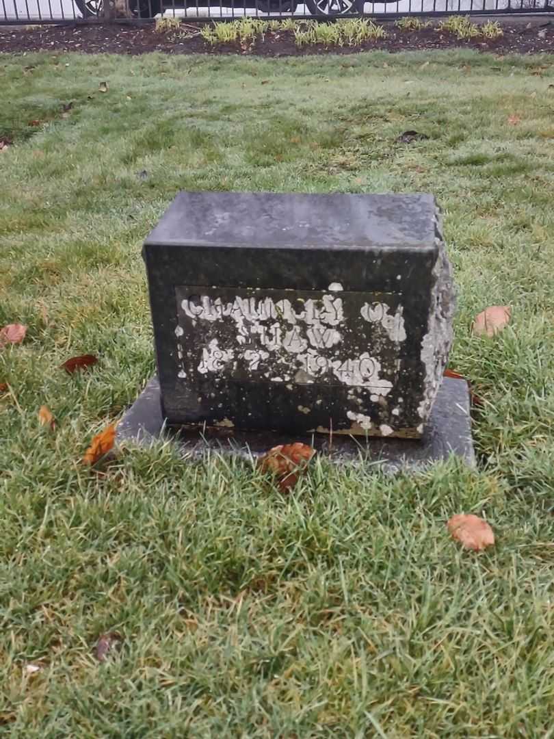 Chauncey O. Shaw's grave. Photo 2