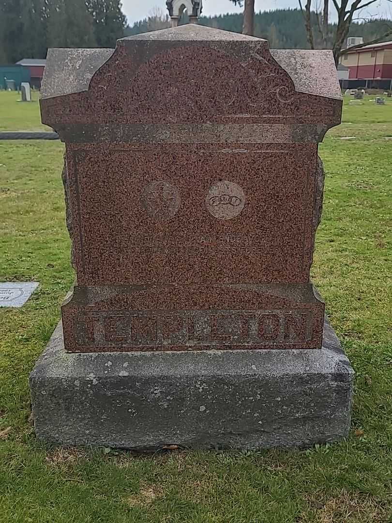 Charles Templeton's grave. Photo 1