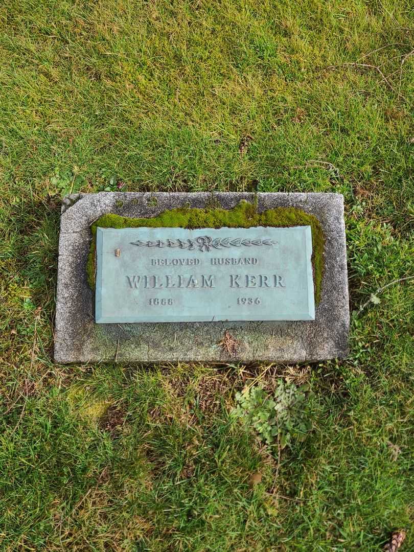 William Kerr's grave. Photo 1