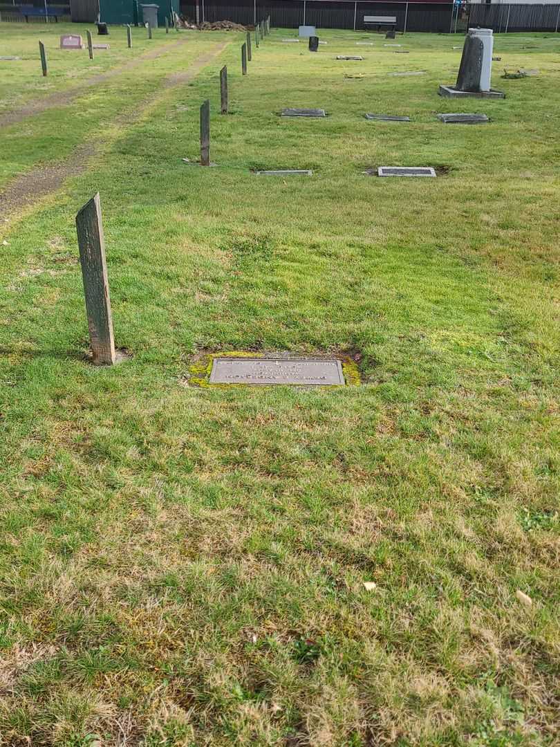 Dewey E. Anderson's grave. Photo 1