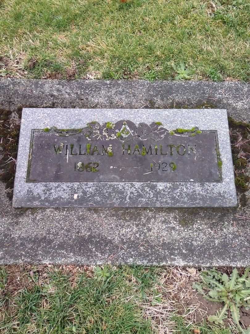 William Hamilton's grave. Photo 2