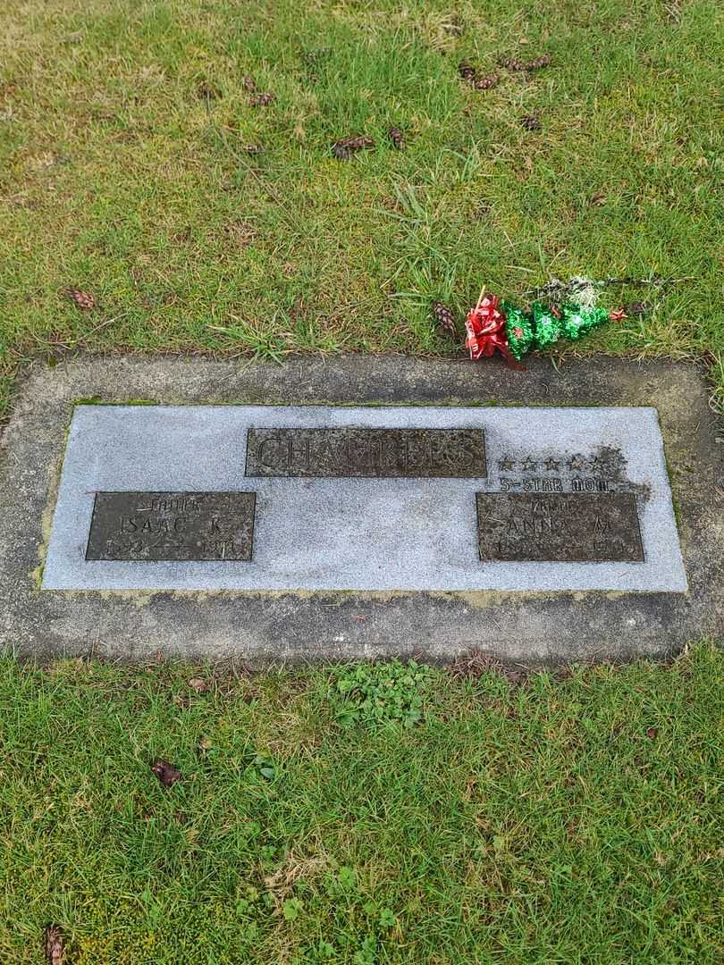 Isaac K. Chambers's grave. Photo 1