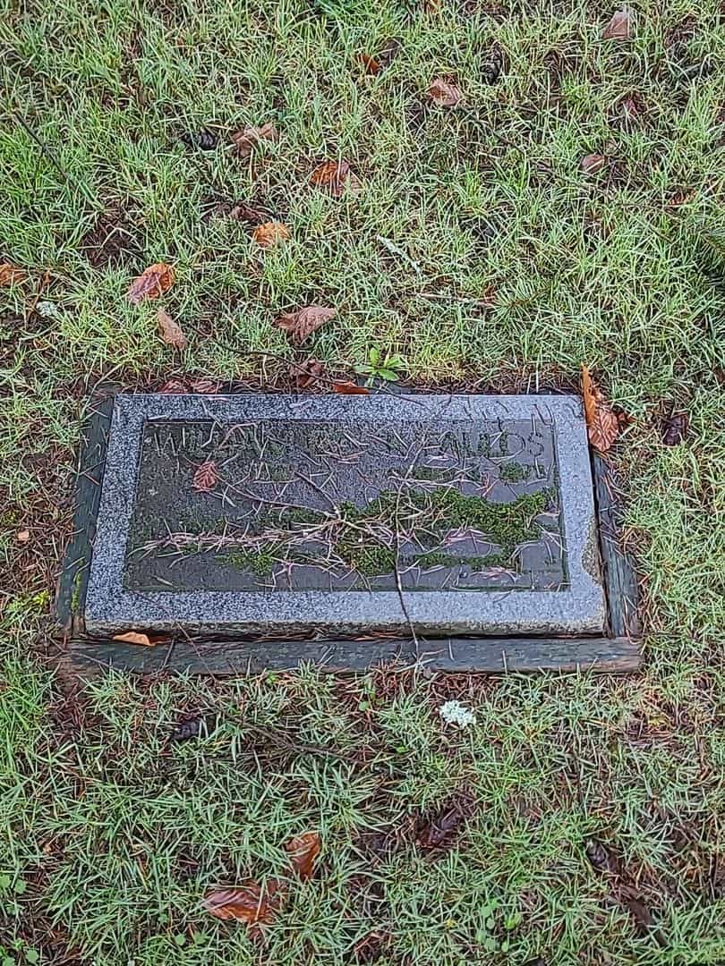 William Rock Faulds's grave. Photo 2