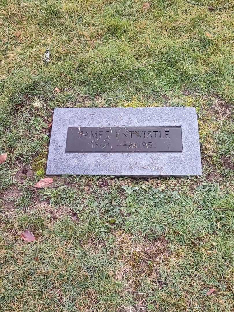 James Entwistle's grave. Photo 1