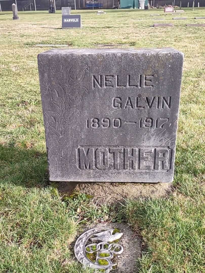 Nellie Galvin's grave. Photo 1