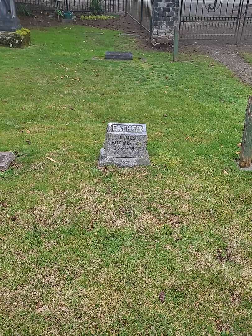 James Entwistle's grave. Photo 2