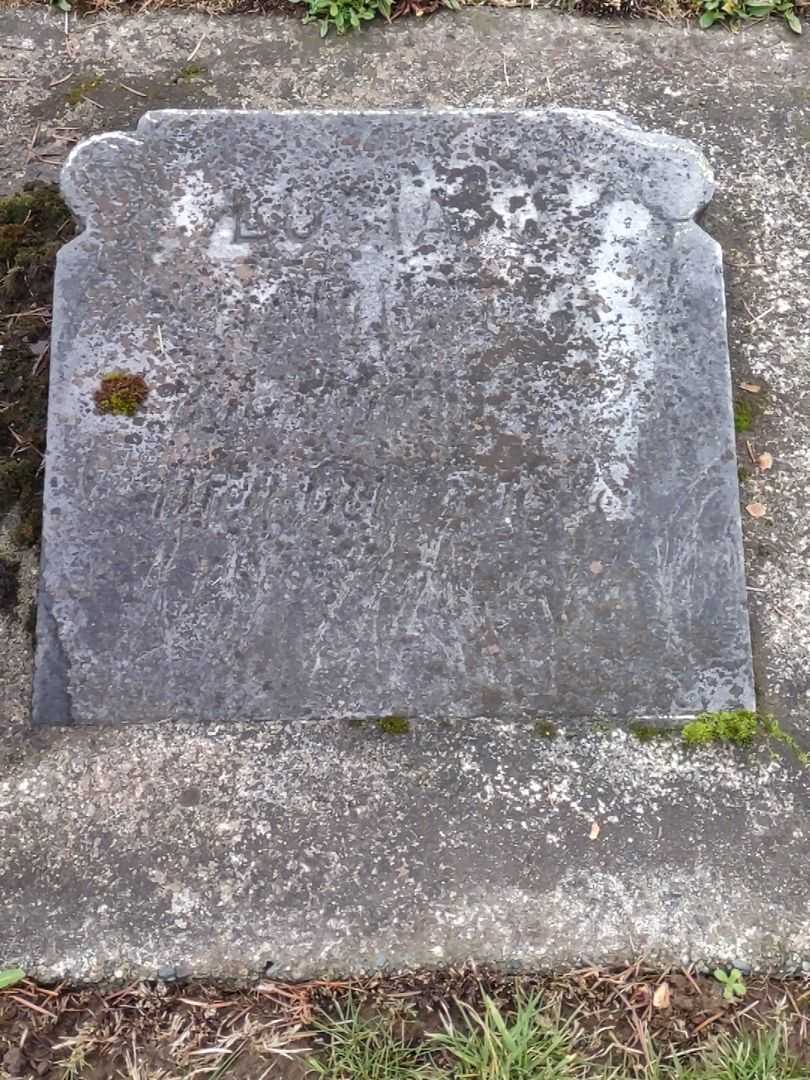 Lucia J. Hamilton's grave. Photo 1