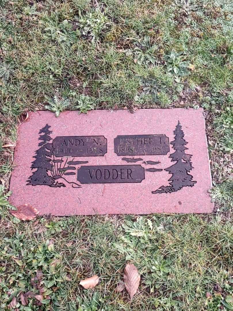 Andy N. Vodder's grave. Photo 1