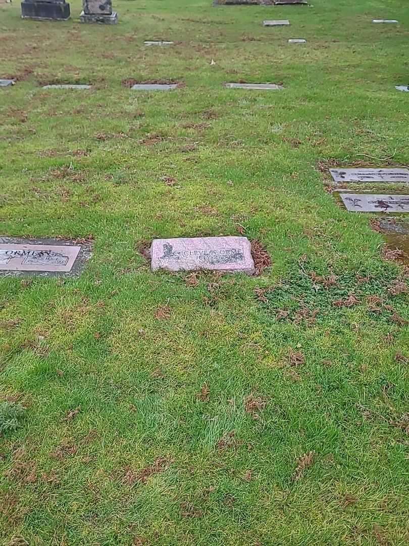 Cleve A. Orme's grave. Photo 2