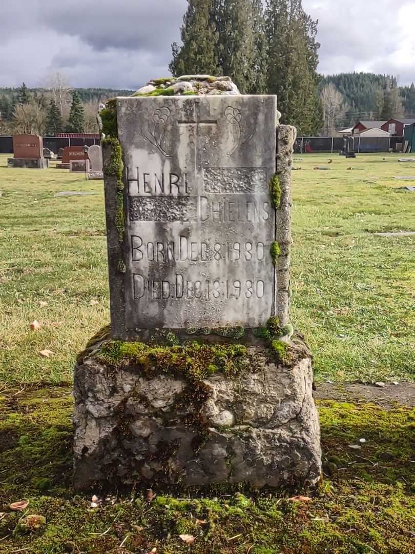 Henri Chielens's grave. Photo 1