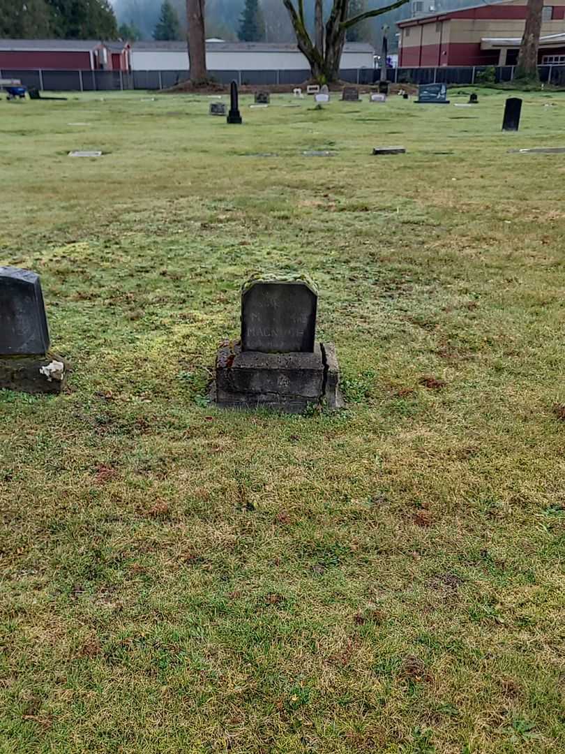 Baby Magnochi's grave. Photo 1