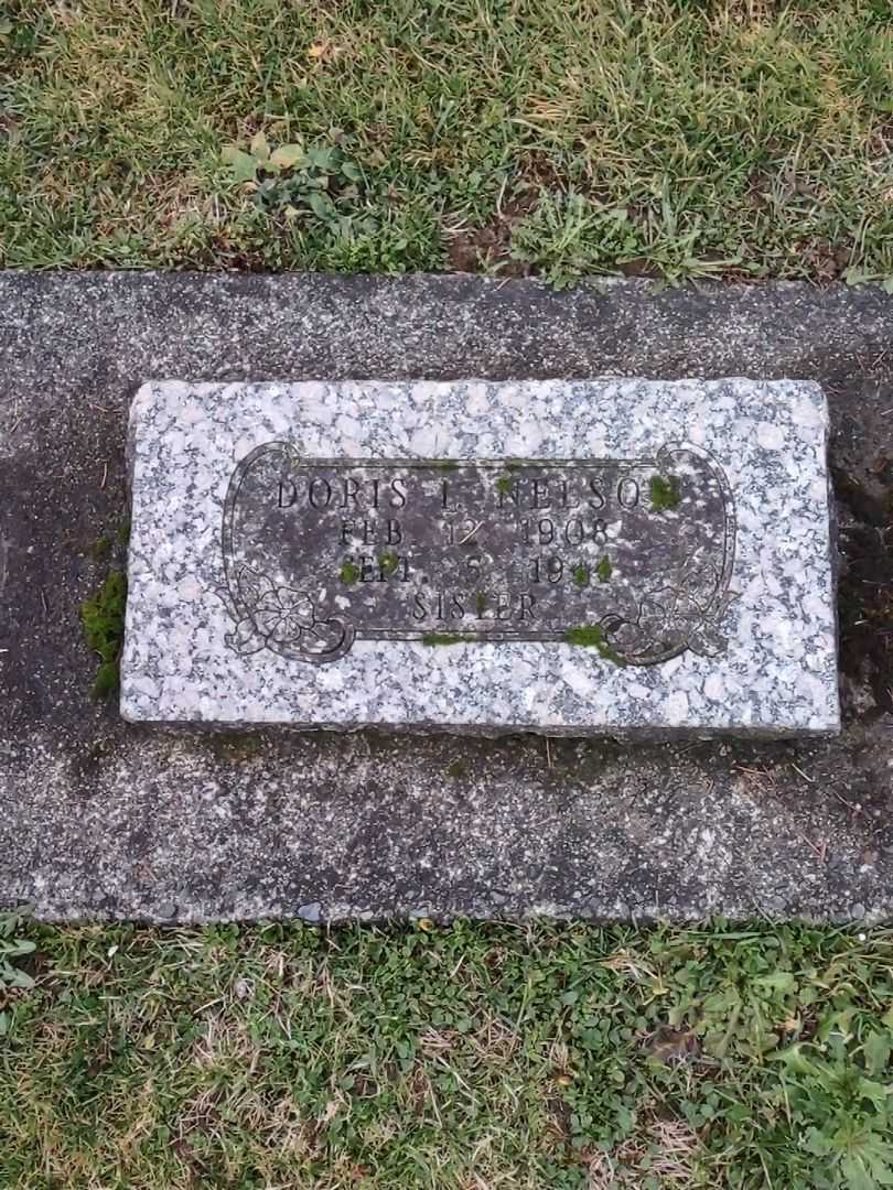 Doris I. Nelson's grave. Photo 1