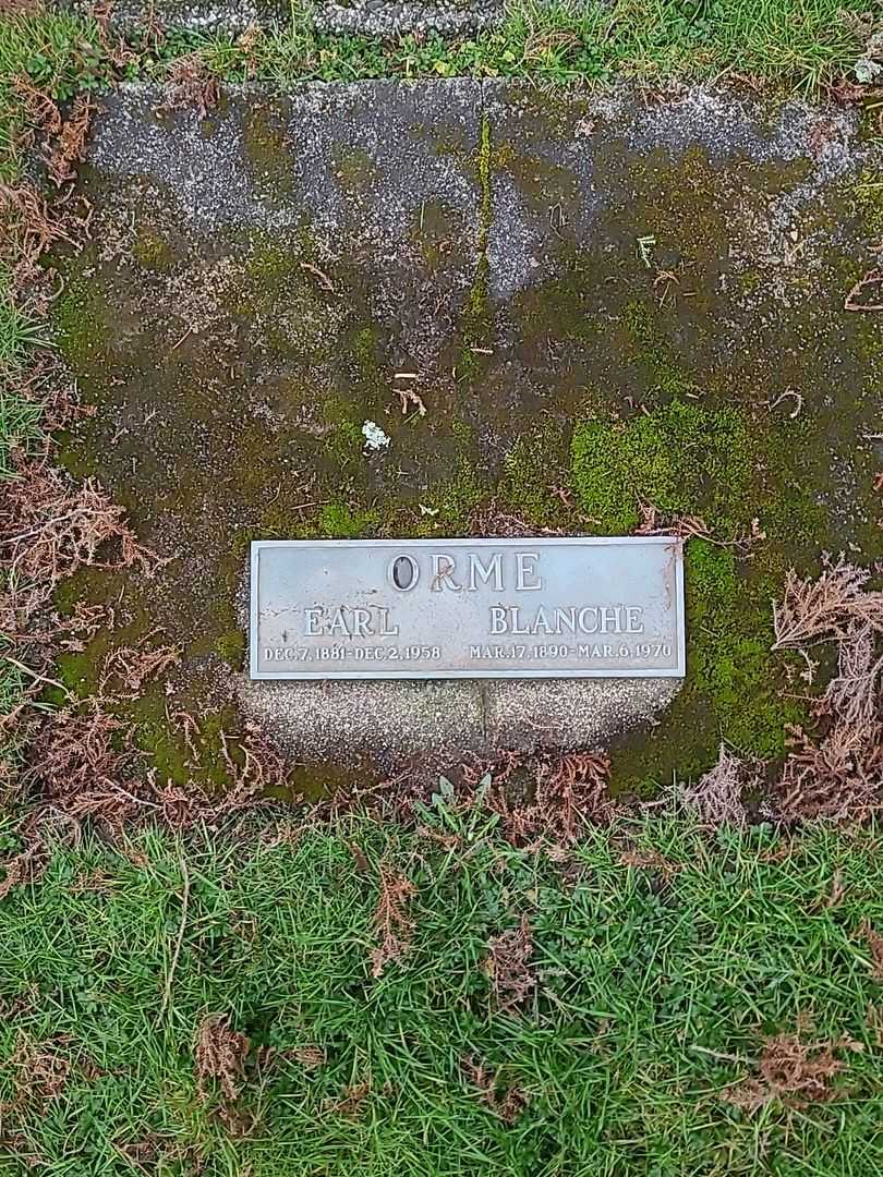 Blanche Orme's grave. Photo 2