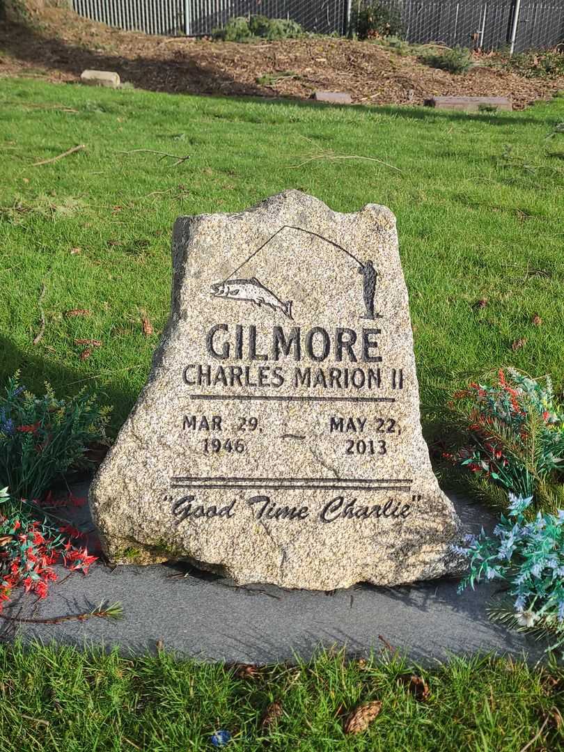 Charles Marion "Chack" Gilmore Second's grave. Photo 1