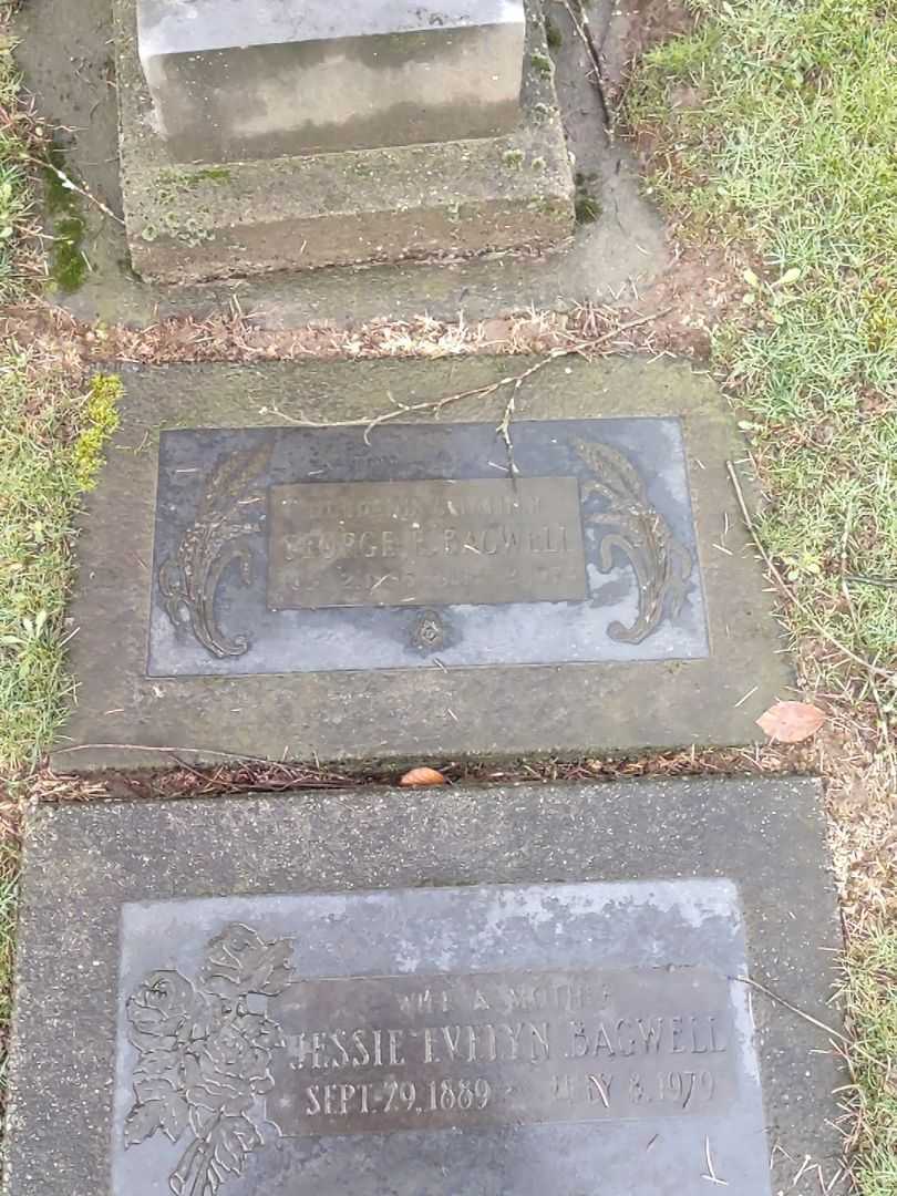 Jessie Evelyn Bagwell's grave. Photo 5