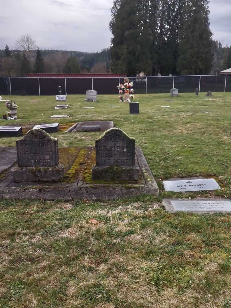 Golin Dahl's grave. Photo 2