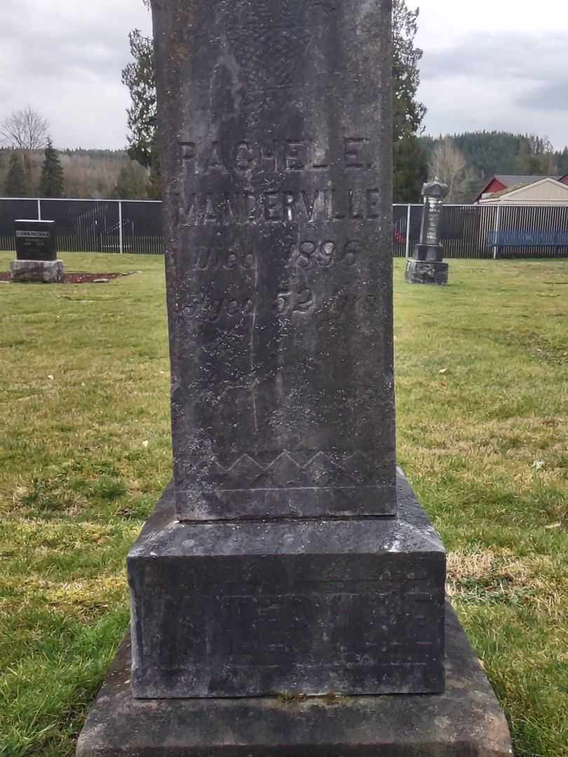 Rachel E. Manderville's grave. Photo 2