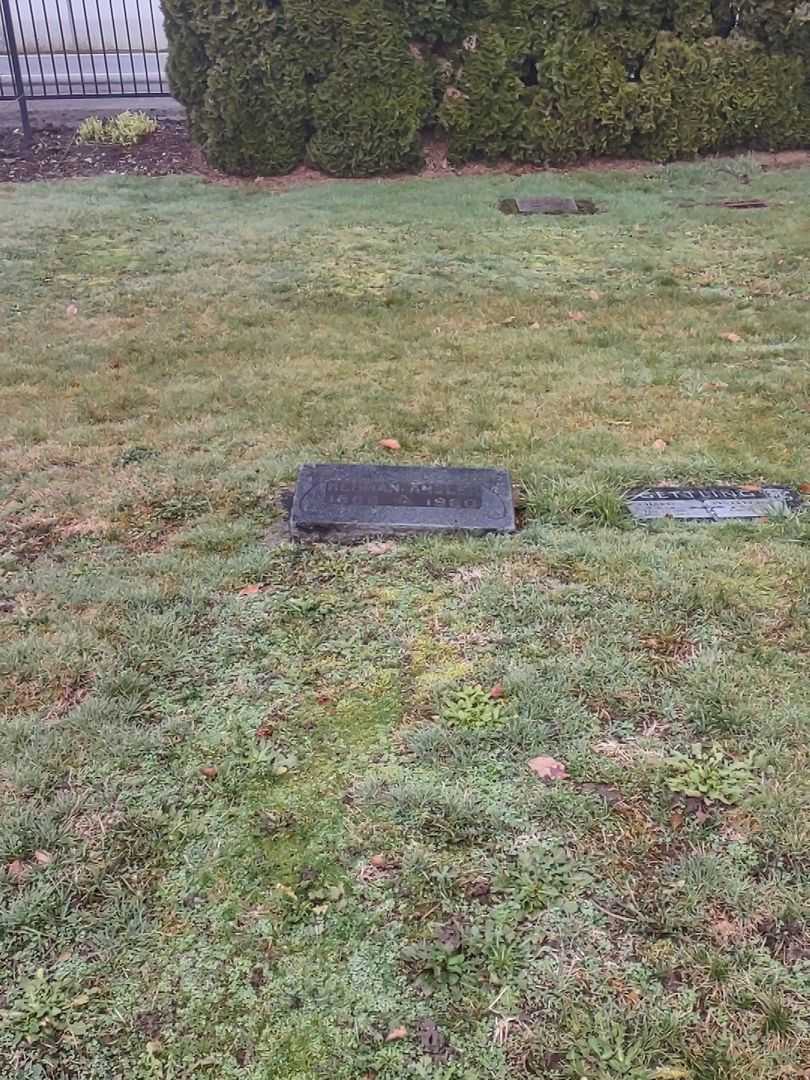 Herman Amsler's grave. Photo 1