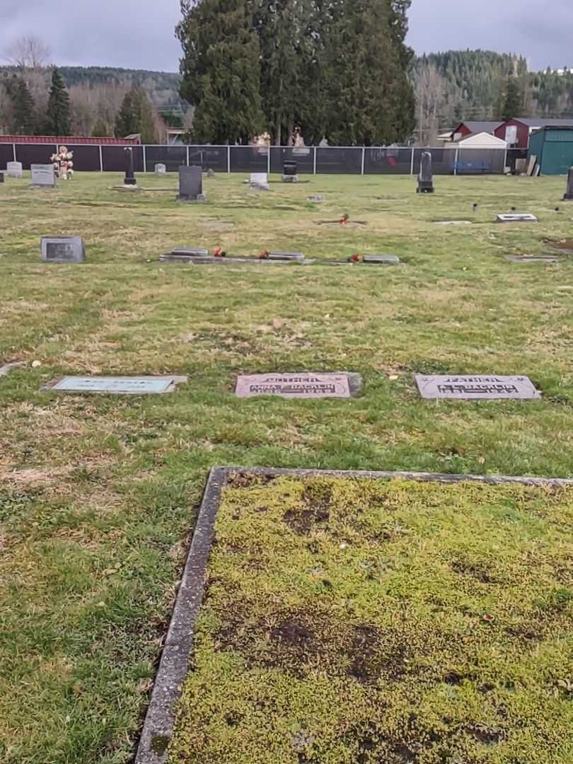 Anna F. Backlin's grave. Photo 2