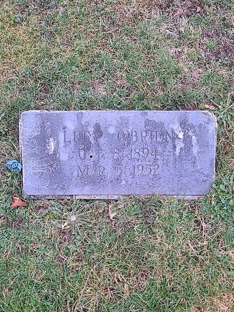 Lucy O'Brien's grave. Photo 1