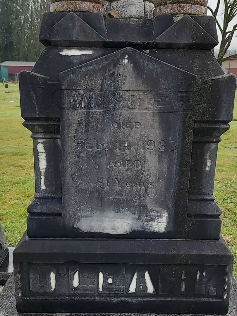 James O'Leary's grave. Photo 1