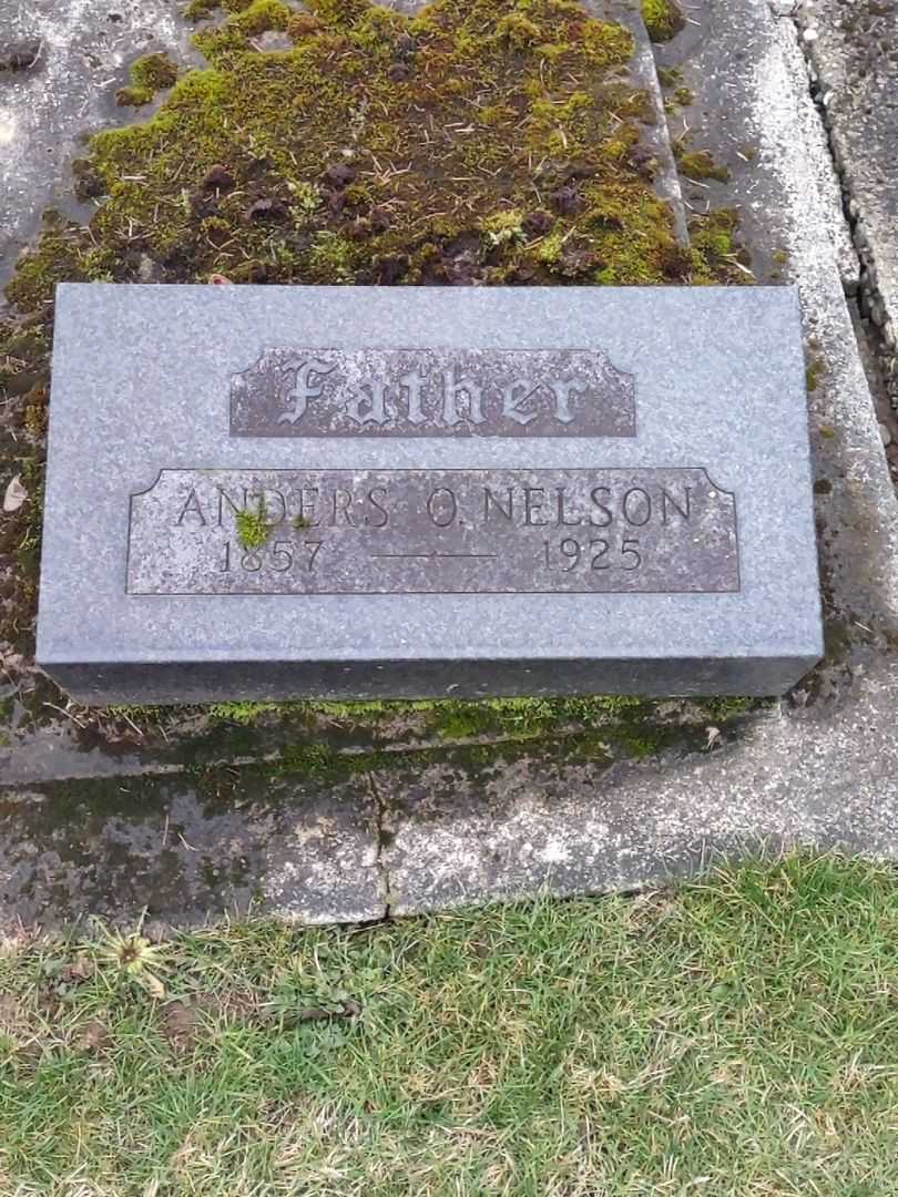 Anders O. Nelson's grave. Photo 1