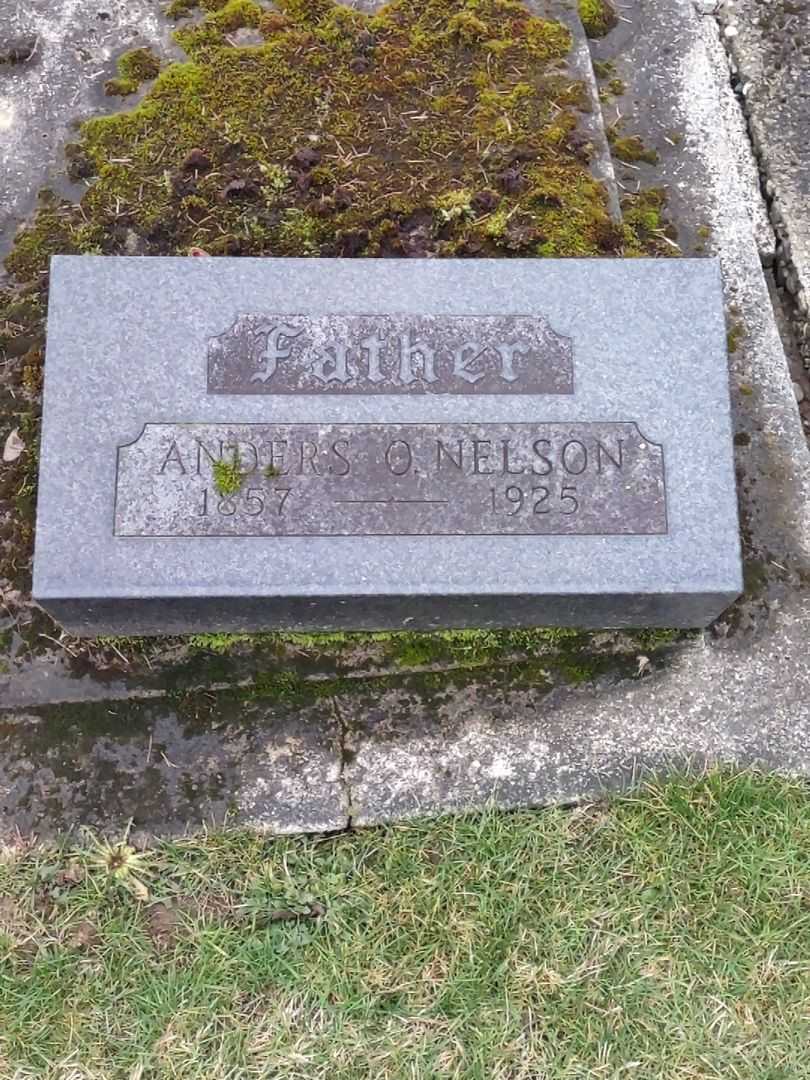 Anders O. Nelson's grave. Photo 2