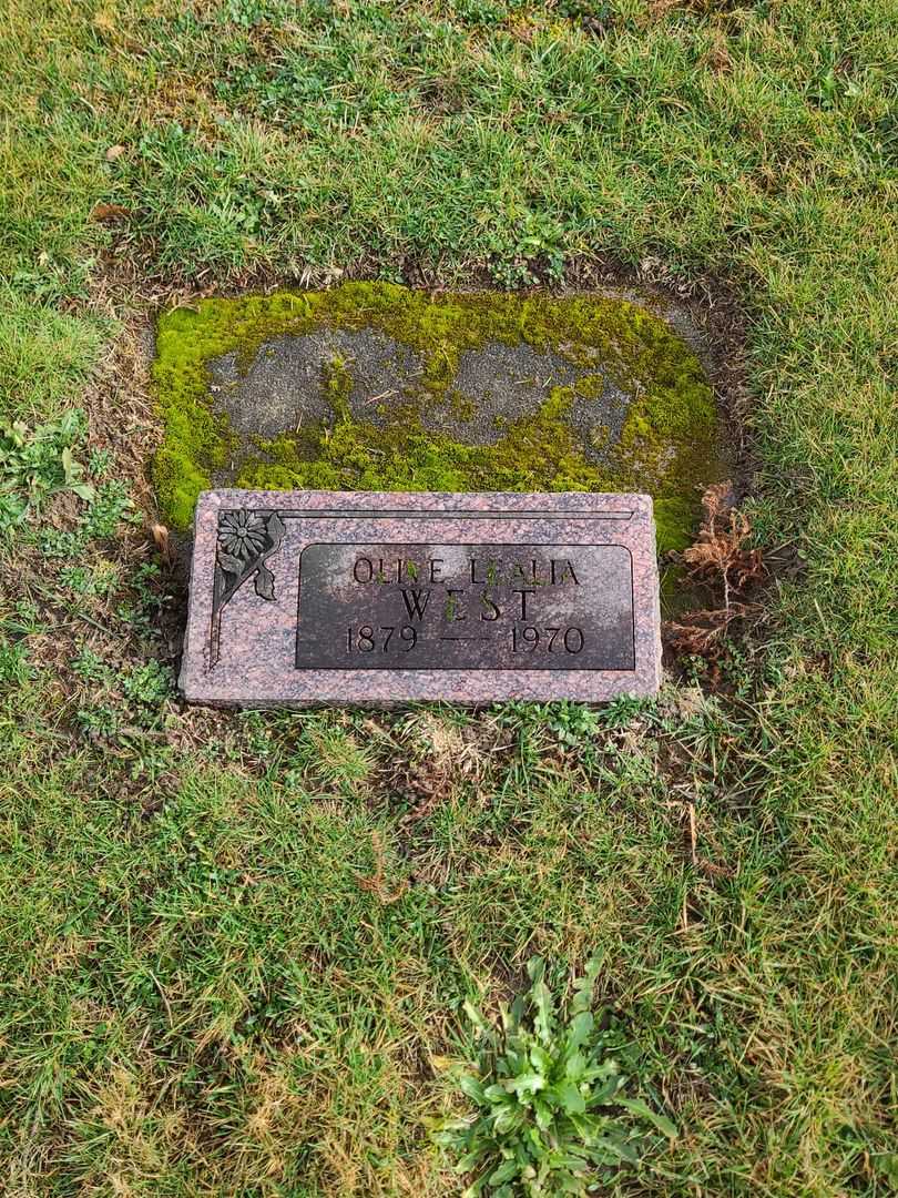 Olive Lealia West's grave. Photo 2