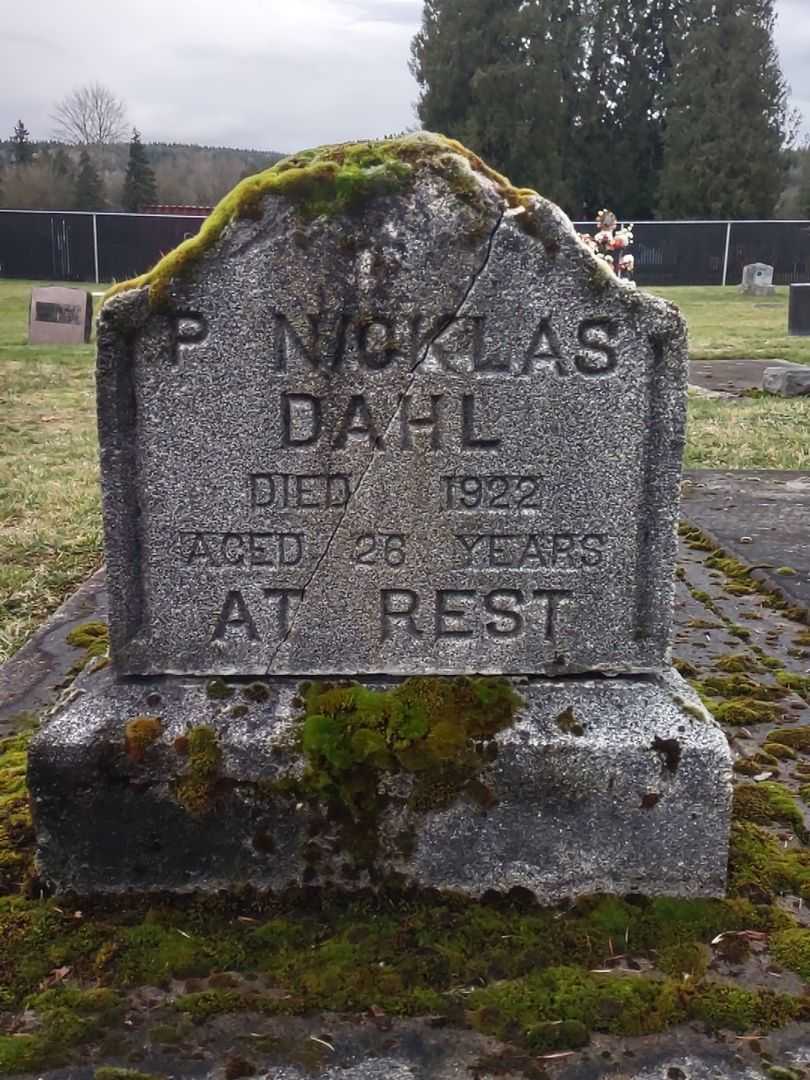 Holger Dahl's grave. Photo 4