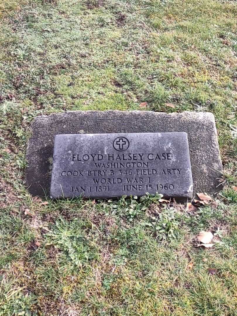 Floyd Halsey Case's grave. Photo 2